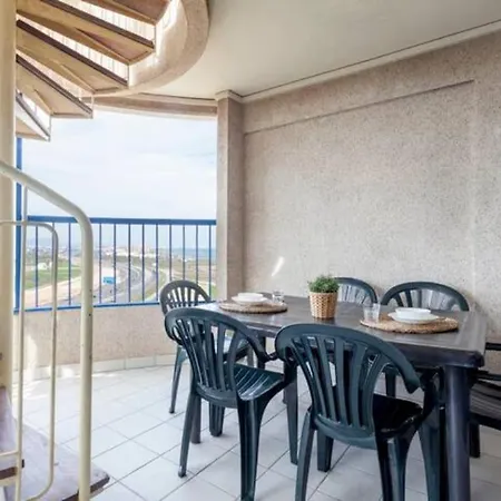 公寓 Patacona Penthouse Seaview 瓦伦西亚